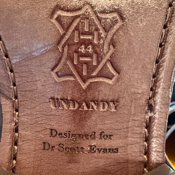 Undandy Men’s Black Suede and Black Gray Leather Oxford Shoes Size 44  11 - Picture 3 of 11